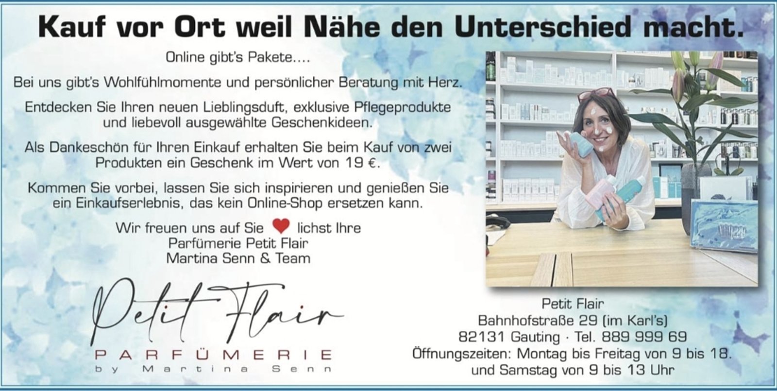Kauf vor Ort weil Nähe den Unterschied macht